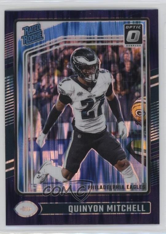 Quinyon Mitchell Panini Donruss Optic #282 Purple Shock
