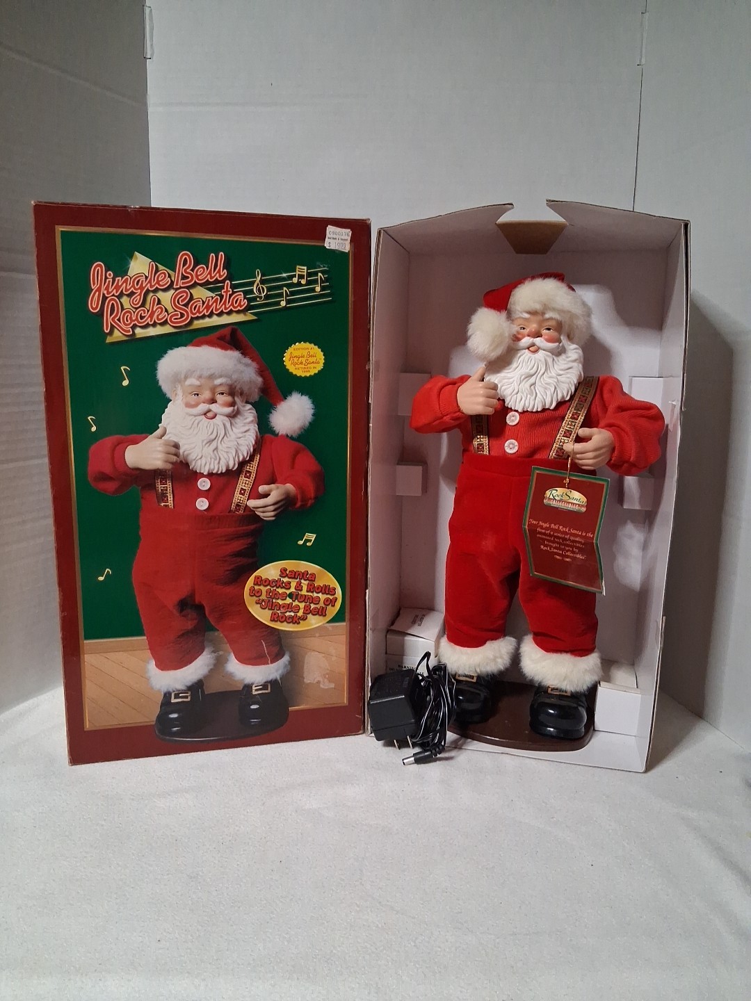 Jingle Bell Rock Santa 1998 By Christmas Fantasy Ltd Tested 1st Edition Retired