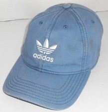 Adidas Trefoil Logo Hat Cap Strap Back Lt Blue Adjustable Cotton B150