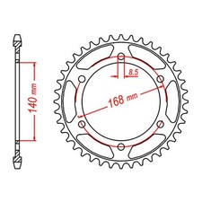 BMW F800GS 2009 Sprocket Rear | MTX Parts