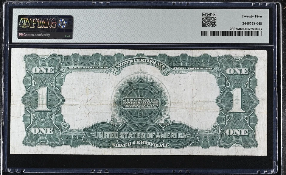 1899 US Black Eagle $1 Silver Certificate - Fr#236 -PMG 25 Very Fine - Image 2 of 4