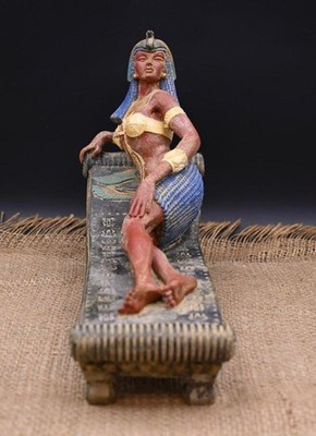 Rare Ancient Egyptian Antiquities Queen Cleopatra Statue Rare Egyptian BC