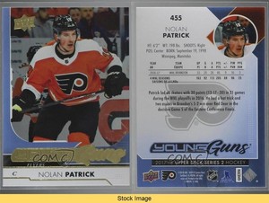 2017-18 Upper Deck Young Guns Silver Foil Nolan Patrick #455 Rookie RC
