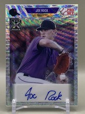 2021 Pro Set Metal 1989 Auto Wave Silver Joe Rock Rookie - Tampa Bay Rays