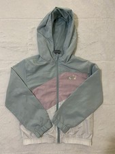 Puma Jacket Girls Pink Hooded Full Zip Athletic Track Youth Kids Med 8-10