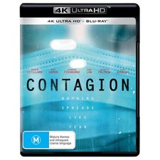 Contagion 4K Ultra HD  Blu-ray  Marion Cotillard, Matt Damon  4K UHD Blu-ray 