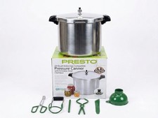 Latest Presto 23-Quart Pressure Canner, induction canner - free 6 pce tools