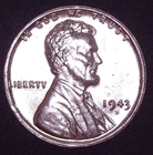 1943 S Lincoln, Wheat Reverse Cent Uncirculated