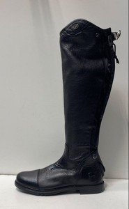 TuffRider Black Leather Equestrian Tall Riding Dress Boots Men's Size 10.5