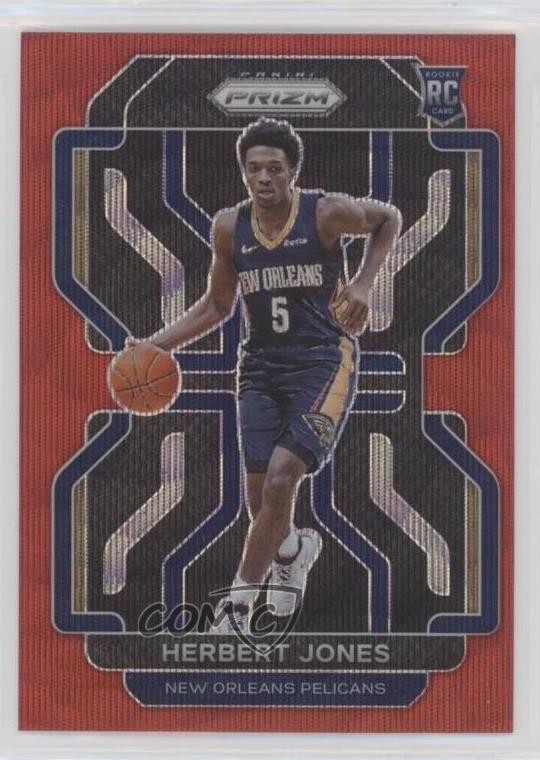 2021-22 Panini Prizm Ruby Wave Prizm Herbert Jones #329 5y7