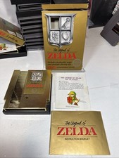 The Legend of Zelda Nintendo NES, 1987 CIB TM First Print Rare