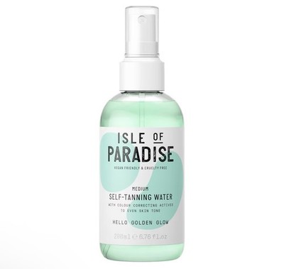 Isle Of Paradise Self Tanning Water Medium Color Correcting Spray 6.76 FL OZ