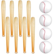 Lewtemi 12 Pcs Inflatable Baseball Set, Halloween Props 28 cm/ 11 inches