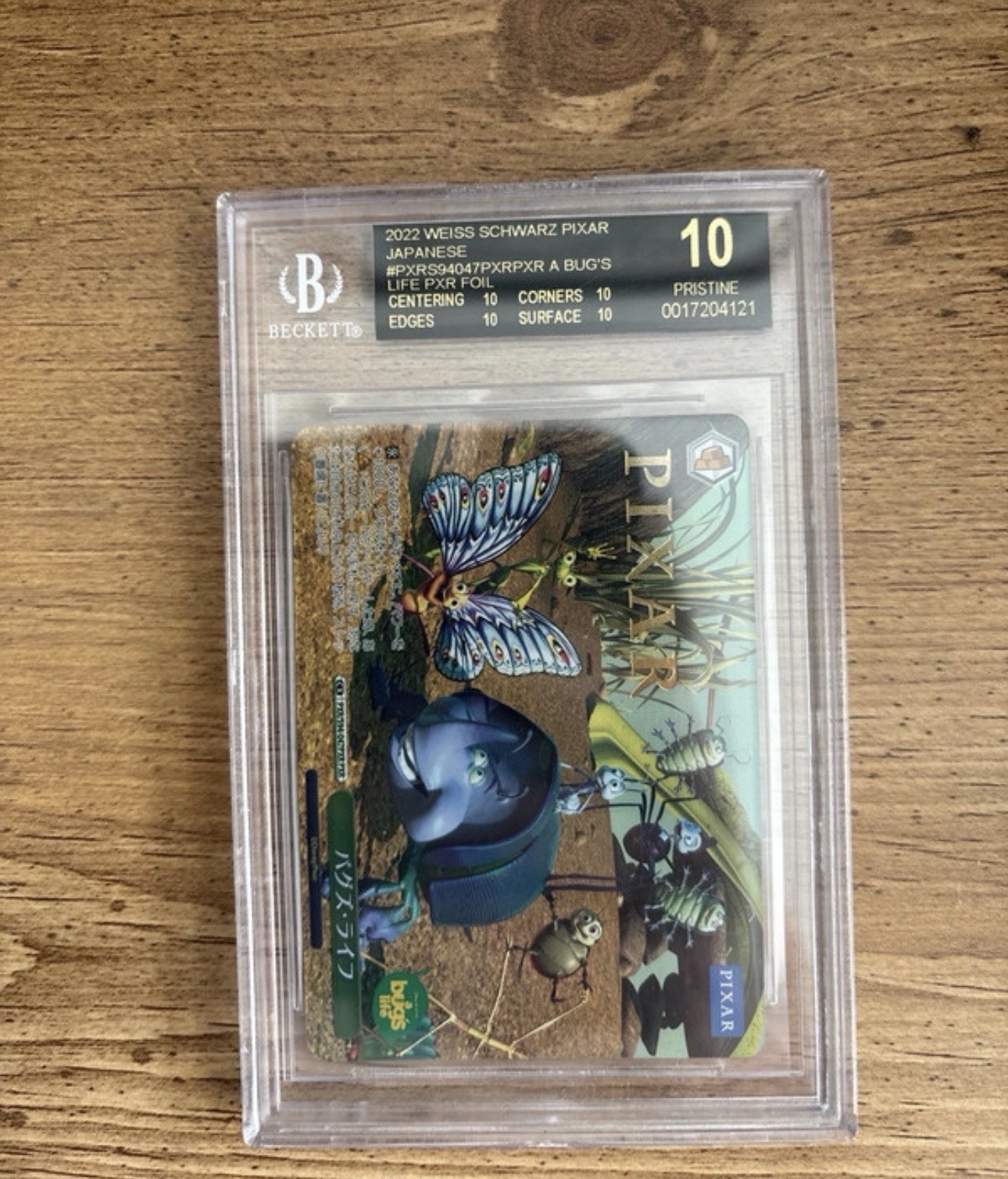 Beckett Disney Black Label 10 BGS Pristine Pixar A Bugs Life Weiss Schwarz