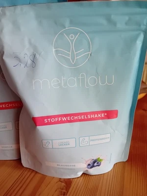 Metaflow Blaubeer 8 Portionen + Vanille  ovp - Bild 1 von 3