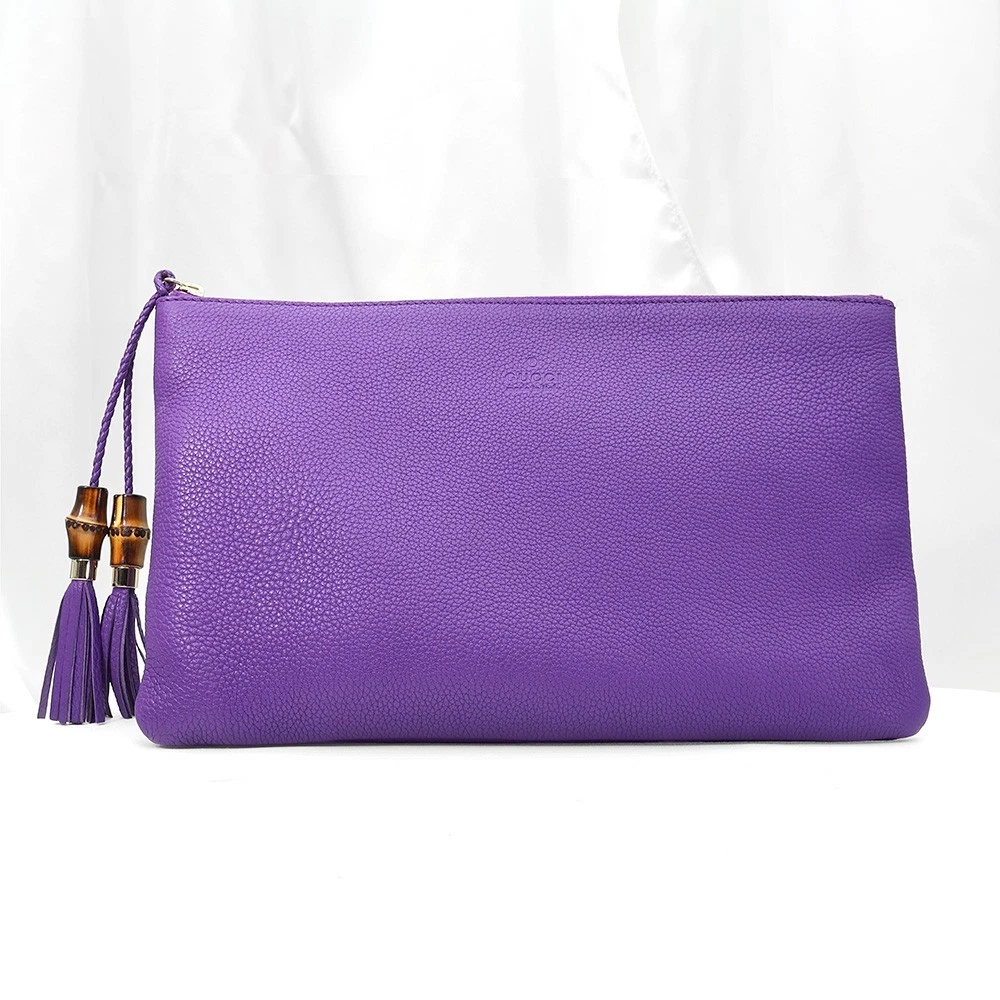 GUCCI バンブータッセル クラッチバッグ パープル Gucci Bamboo Purple Bags & Handbags for Women for sale | eBay