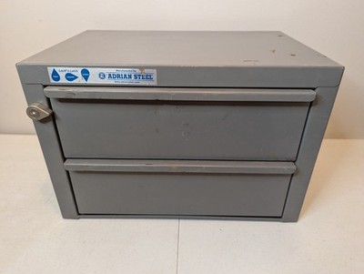 Adrian Steel 19, 2-Drawer Unit w/ Lock NO KEYS Interior Van Truck Storage