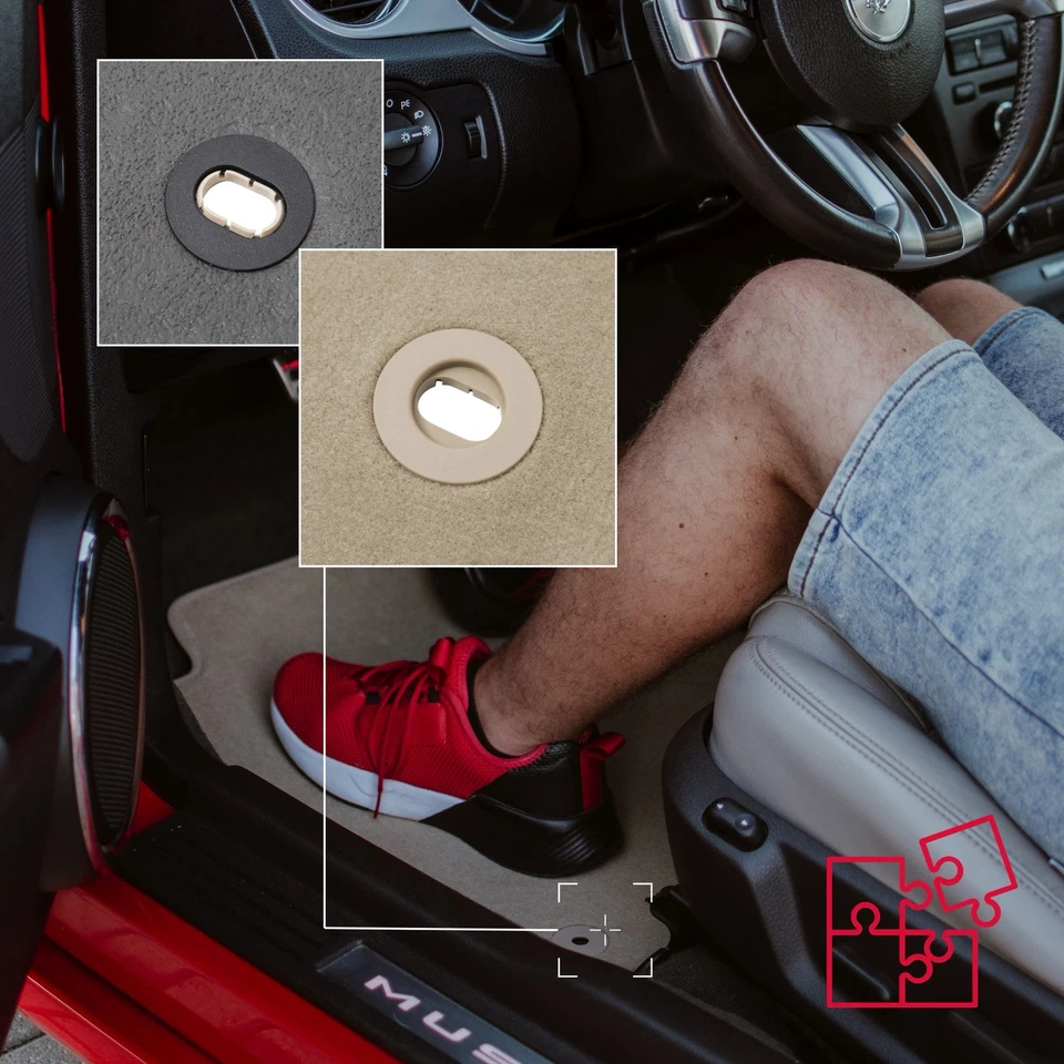 Front Floor Mats for: Vauxhall Astra G Convertible, Coupe, Bertone (1998-2009) - Image 3 of 4