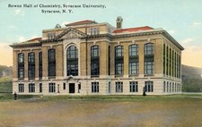 Bowne Hall of Chemistry Syracuse University College NY New York Postcard