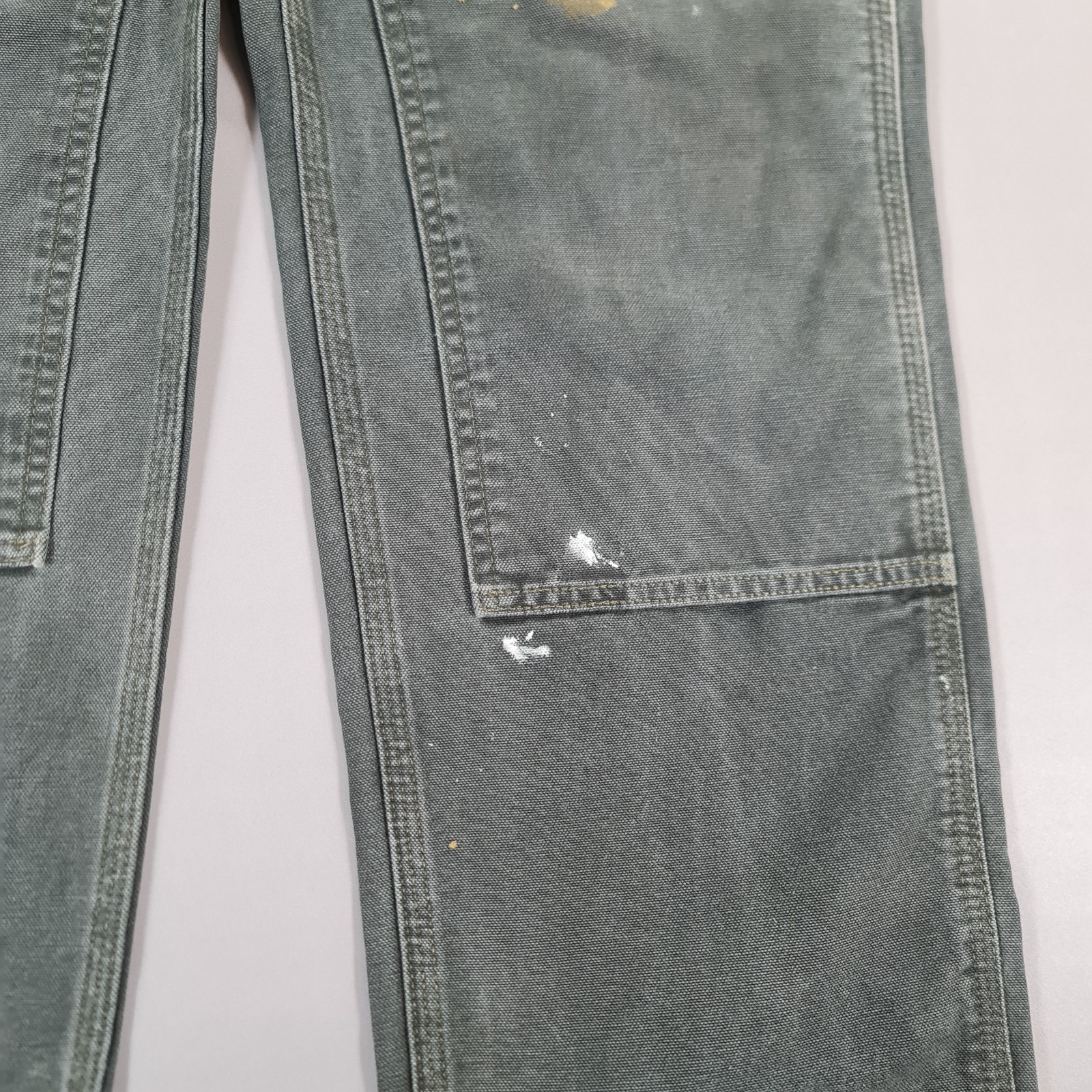 Carhartt Mens Jeans Grey W32 L30 Double Knee Duck Canvas B136 Baggy Trousers thumbnail 6