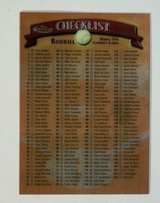 1998 Finest #150 Checklist: 1-150 and Inserts No-Protectors Checklist Baseball