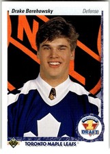 1990-91 Upper Deck #361 Drake Berehowsky Toronto Maple Leafs Rookie NHL Hockey