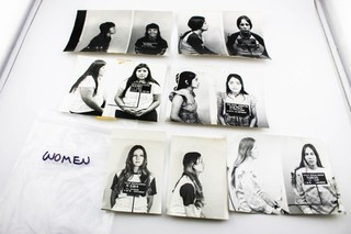 1960S 70S ORIGINAL SAN DIEGO CALIFORNIA POLICE WOMEN MUG SHOT PHOTOS LOT