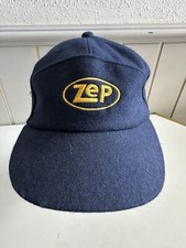 Vintage CoBaGo Promotion Zep Navy Blue Italian Wool  Acrylic SnapBack Cap
