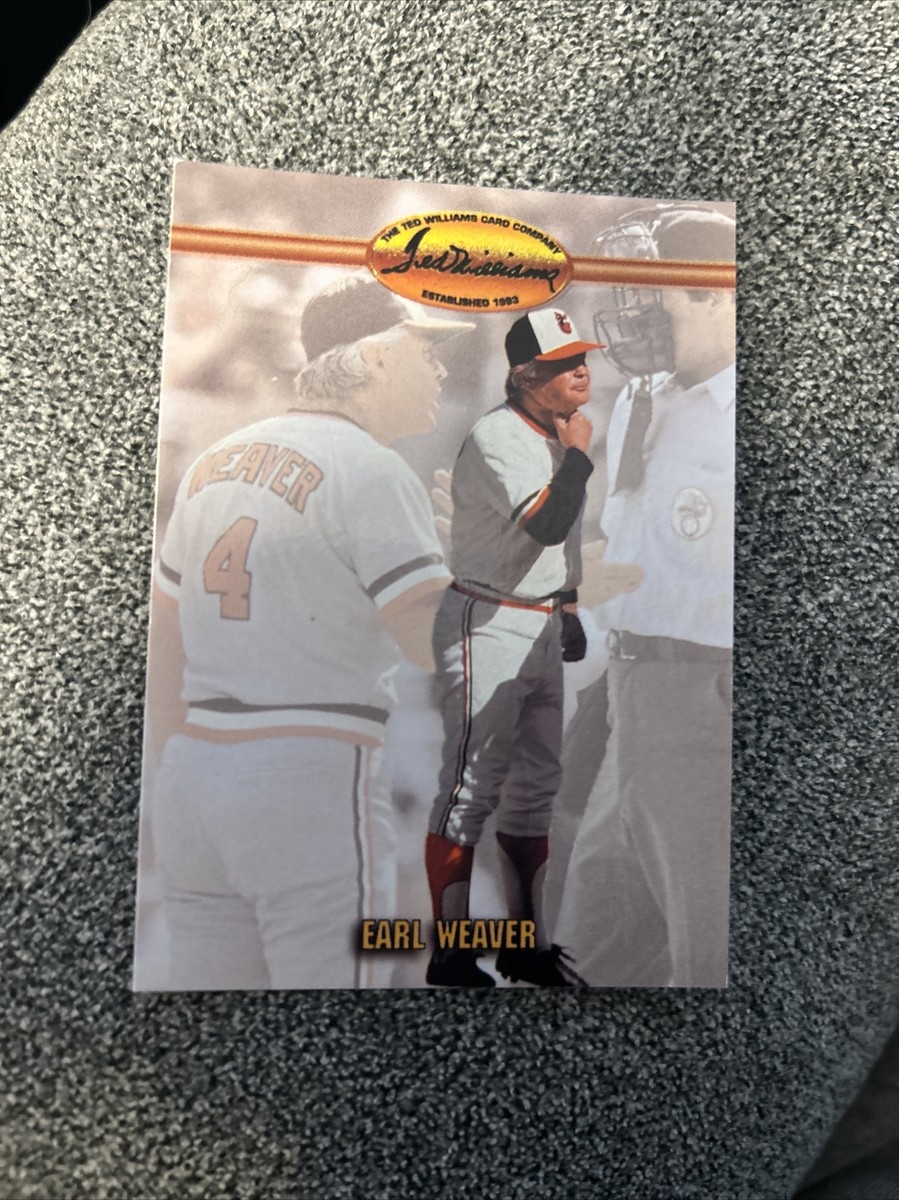 Baseball Card - 1993 Earl Weaver 85 - Baltimore Orioles Ted
