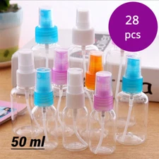 28x Beauty Plastic Perfume Atomizer Empty Spray Bottle 50ml