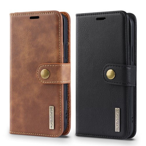 Flip Leather Magnetic Back Removable Wallet Case Cover For Samsung /Apple iPhone - Picture 8 of 10