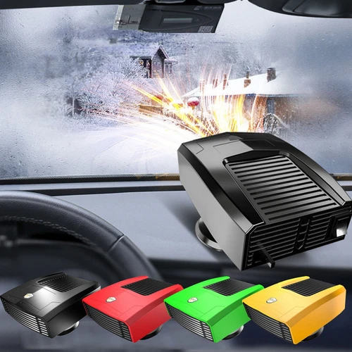 12V Electric Fast Cooling Heating Fan Car Heater Windshield Defrosting Demister - Picture 1 of 22