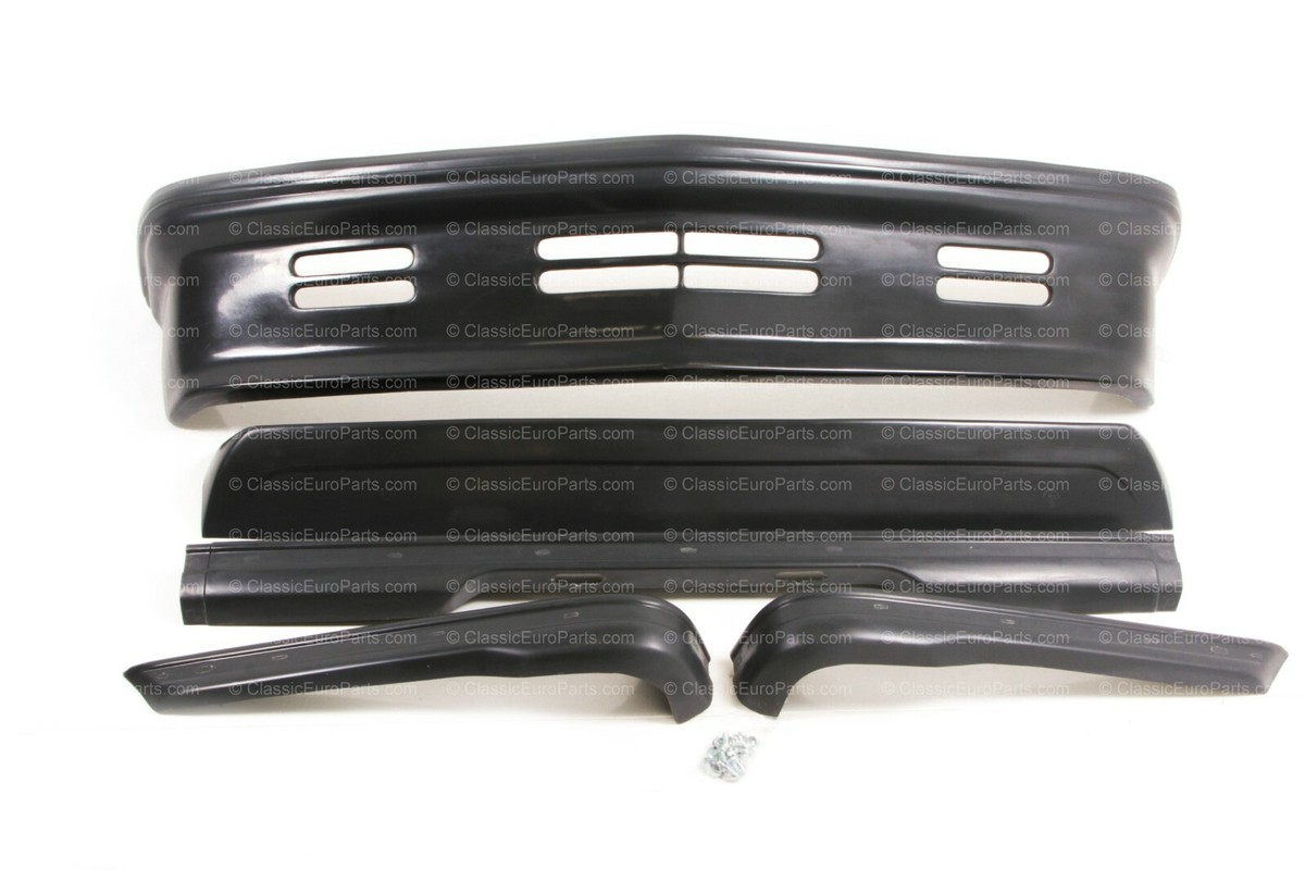 BMW E21 Euro Front + Rear Motorsport Bumper + Boot Spoiler set M