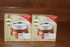 Kerr Regular Mouth Lids 12 Lids 2 Packs (24 Lids) BPA Free New