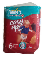 BRAND NEW 2008 PAMPERS PROGRESS EASY UP 18 diapers No6 16kgs/ 35lbs