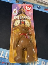 Britannia The Bear McDonald's Ty Beanie Baby With Errors 