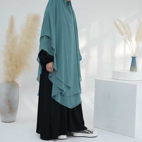Muslim Women Burqa Islamic Kaftan Arab Robe Fashion Dubai Party Gauaze Abaya - Picture 19 of 58