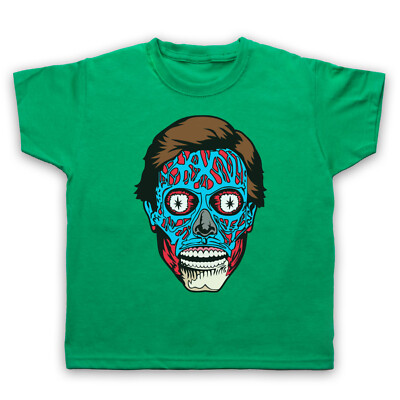SIE LEBEN ALIEN FACE SCI FI ACTION RODDY PIPER BRILLE KINDER KINDER T-SHIRT