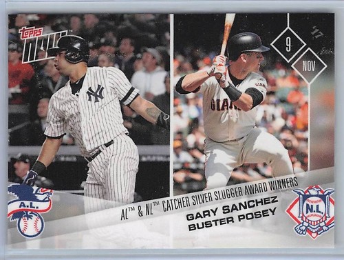 2017 Topps Now OS-45 Gary Sánchez / Buster Posey
