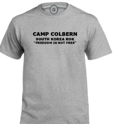 CAMP COLBERN * SOUTH KOREA ROK* FREEDOM* INDIVIDUAL BASE PT SHIRT