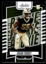 2023 Panini Absolute #166 Isaiah Foskey Rookie New Orleans Saints