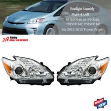 Halogen Headlights Assembly LH&RH Headlamp For Toyota Prius 2012 2013 2014 2015