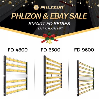 Phlizon 1000W FD6500 FD8000 EVO LED Commercial Grow Light Bar w/Samsung281B Lamp