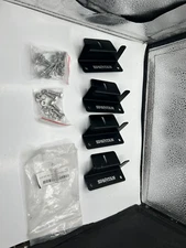 (Pack of 4) Spartan Power Black Solar Bracket Mount Assembly