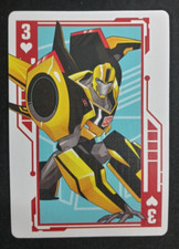 Transformers Robots In Disguise playing card 3 Hearts