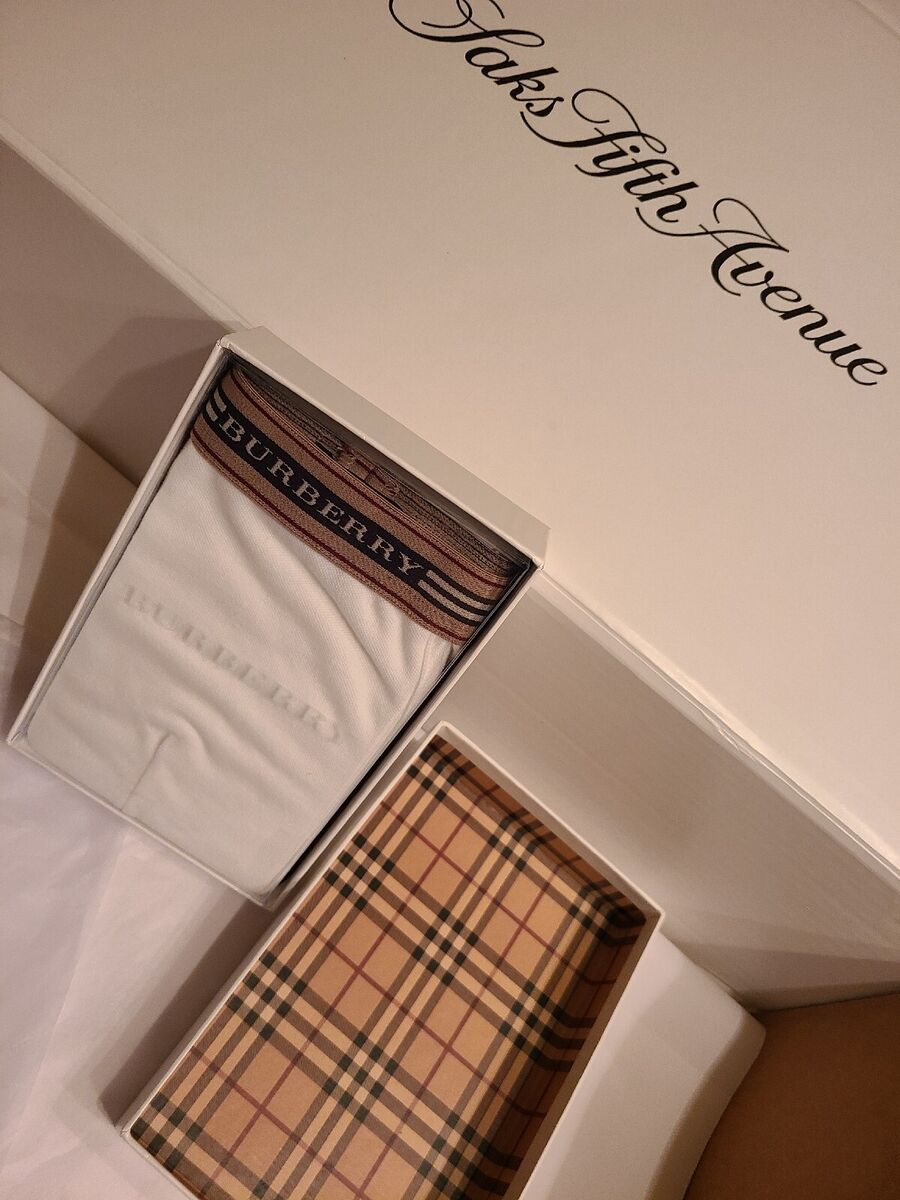 New Limited Burberry London Cotton Brief Underwear White New Limited Burberry London Cotton Brief Underwear White