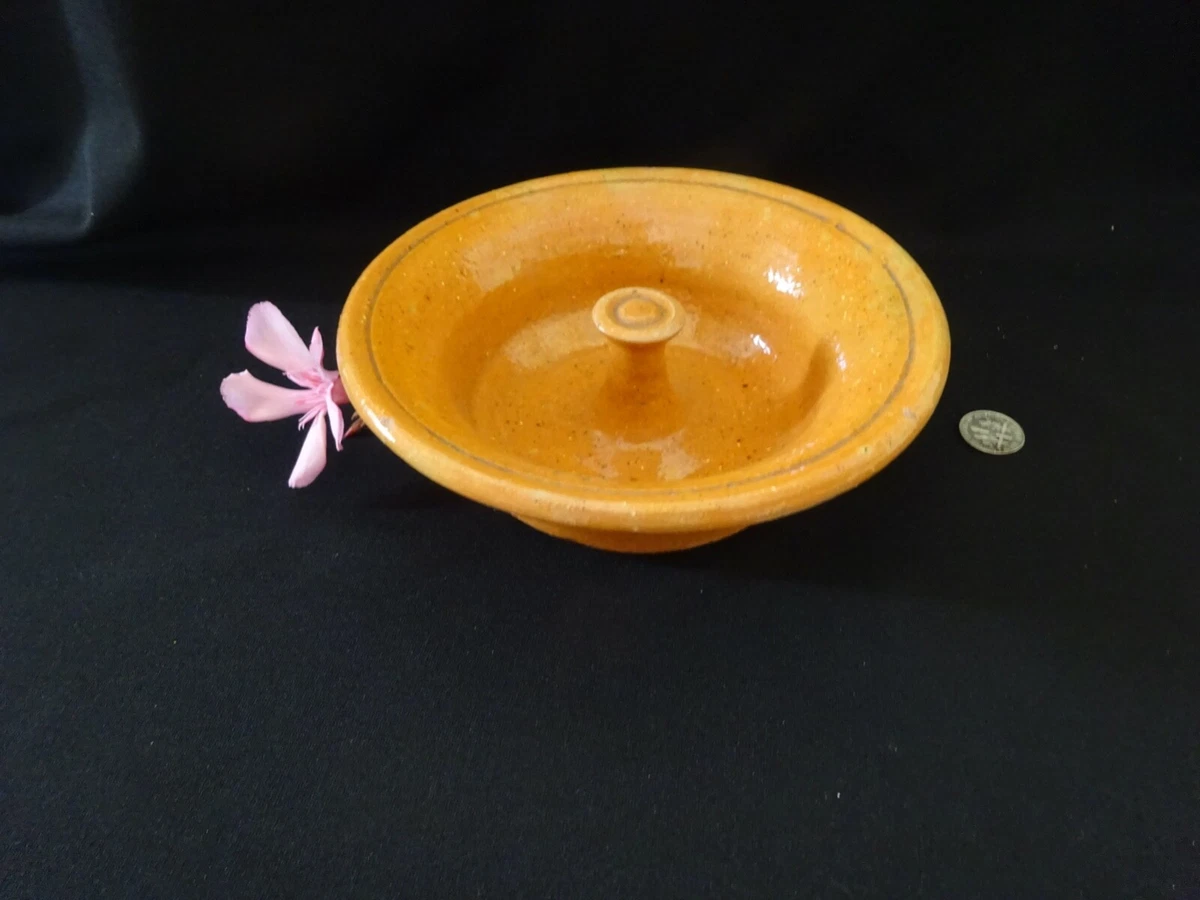Antique French Pottery Baking Dish Mold Vintage Ceramic eBay
