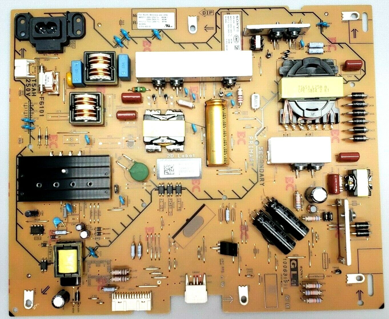 SONY 55" XBR55X800H POWER SUPPLY BOARD UNIT APS434(CH) POWER BOARD eBay