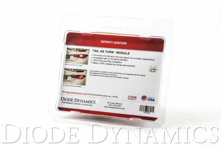Luz trasera LED como conversión de señal de giro para Infiniti Q50 2014-2017 sedán Foto 4 de 4