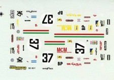 Ferrari 365 GTB4 Daytona N°37 Scuderia Nart le Mans 1973 Stickers 1/43
